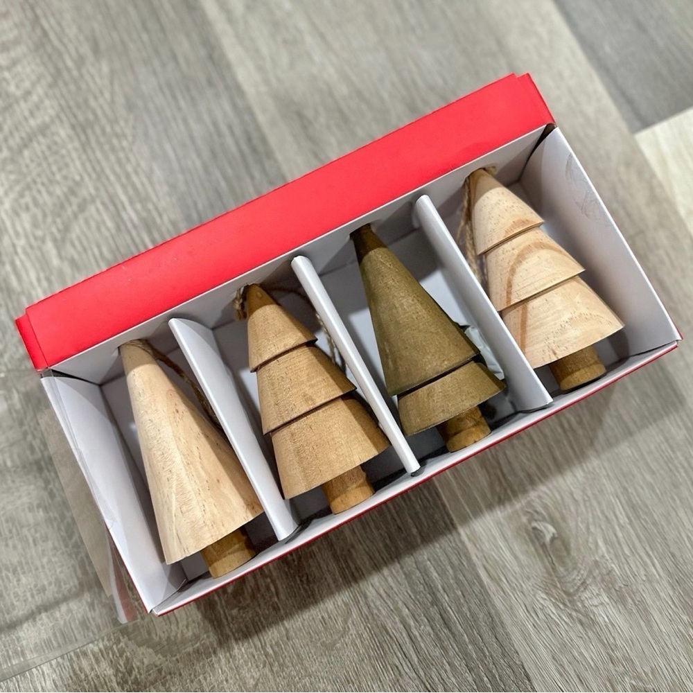 Martha Stewart Wood Tree Ornaments